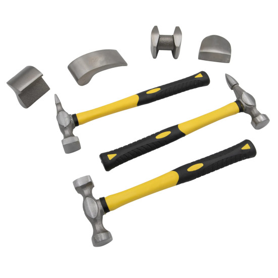 Sada klampiarskych kladív 7-dielna