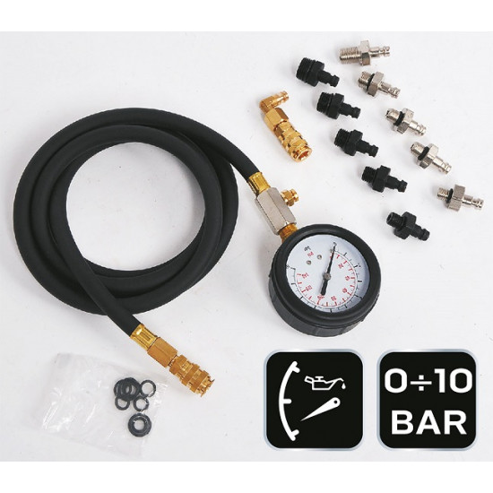 Tester tlaku motorového oleja 0 – 10 bar NEO