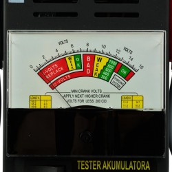 Tester batérií 100 A, 6 V a 12 V - Analógový Neo