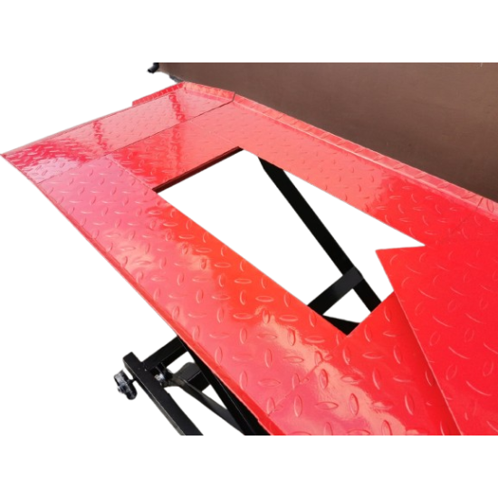 Zdvihák na motocykle s plošinou 1000 LB "dlhy"