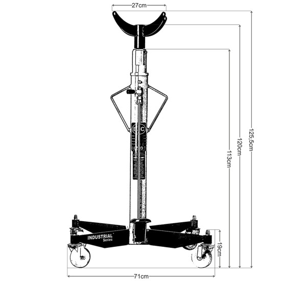 Zdvihák prevodovky 1T