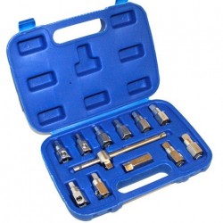 Sada kľúčov na zátky olejových vaní 3/8" 