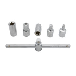 Sada nástrčných kľúčov na zátky olejových vaní, 20ks