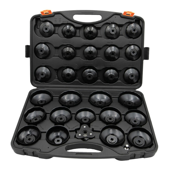 Sada kľúčov na olejové filtre pohárového typu, 30 kusov