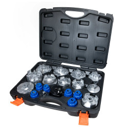 Sada kľúčov na uzávery olejového filtra, 19ks