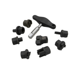 Sada prípravkov na montáž plastových vypúšťacích zátok oleja, 9ks