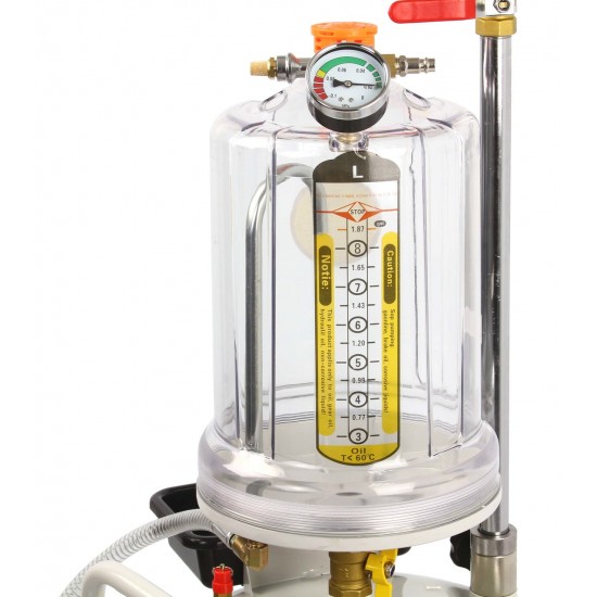 Pneumatická zlievačka / odsávačka na použitý motorový olej 80 litrová