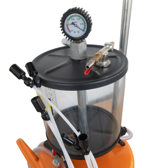 Pneumatická zberná nádoba a odsávačka na olej, 80 l