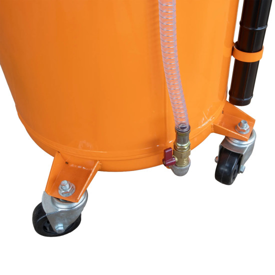 Pneumatická zberná nádoba a odsávačka na olej, 80 l