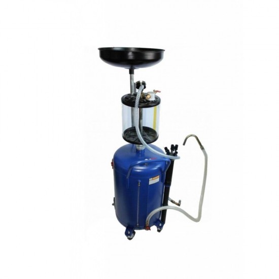 Pneumatická odsávačka / zlievačka na použitý motorový olej 80 litrová