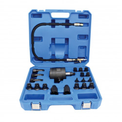 Pneumatický sťahovák na demontáž vstrekovačov s adaptérmi