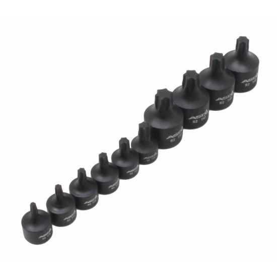 Nástrčné extra kratke Torx nástavce 1/4" a 3/8" pohon