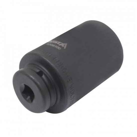 Nastrčný rázový nadstavec 46mm CrMo 12-hran 1/2" extra dlhý 100mm Nastrčný rázový nadstavec 46mm CrMo 12-hran 1/2" extra dlhý 100mm