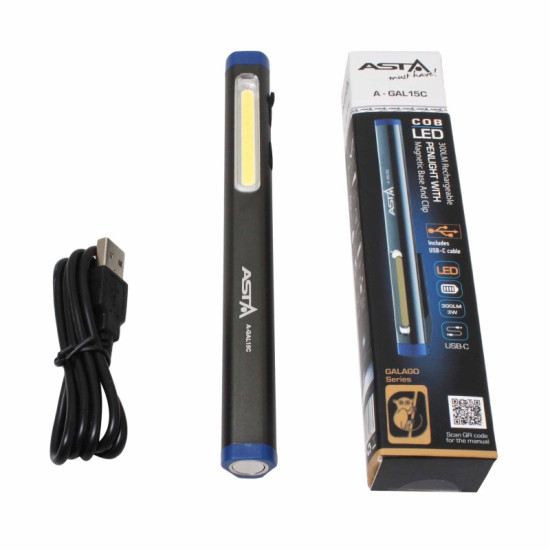 Dielenské svetlo LED COB 300 lm