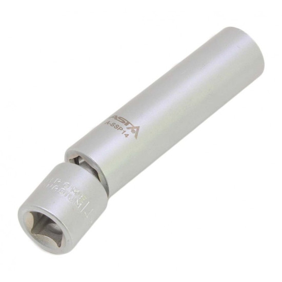 Kľuč na sviečky s kĺbom 3/8” 14mm