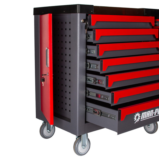 Dielenský vozík 7 zásuviek prázdny