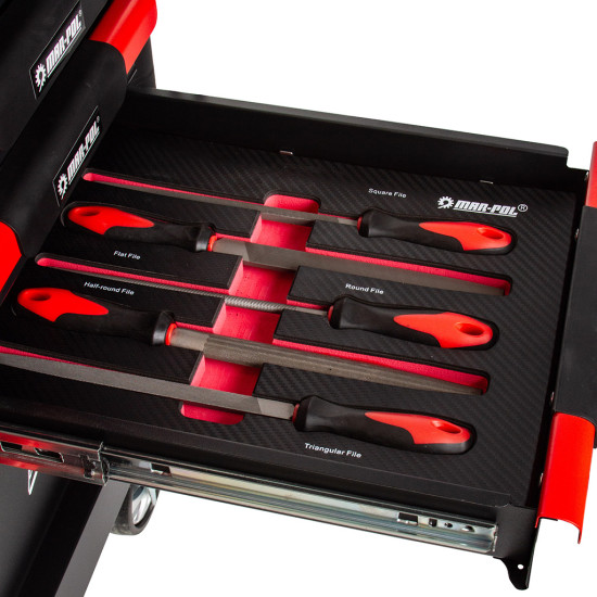 Servisná skrinka s 12 zásuvkami| 293 prvkov