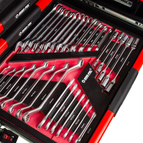 Servisná skrinka s 12 zásuvkami| 293 prvkov