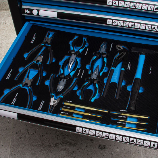 Dielenský vozík 7 zásuviek 258 dielny