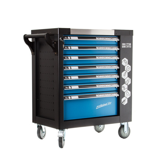 Dielenský vozík 7 zásuviek prázdny