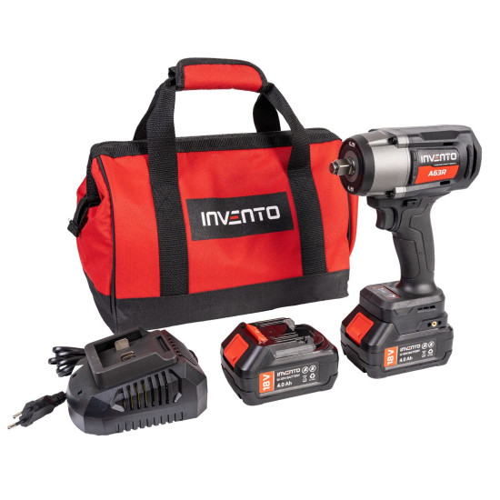 Akumulátorový rázový uťahovák INVENTO A63R 1180 Nm 1/2"