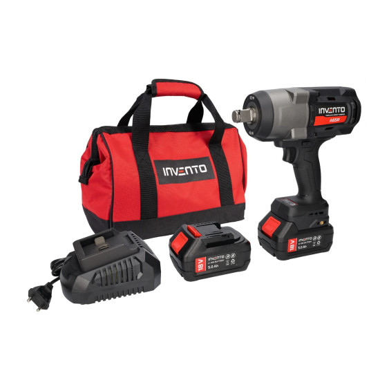 Akumulátorový rázový uťahovák INVENTO A65R 1980 Nm 3/4"