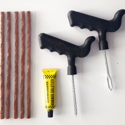 Opravná sada na bezdušové pneumatiky