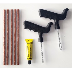 Opravná sada na bezdušové pneumatiky