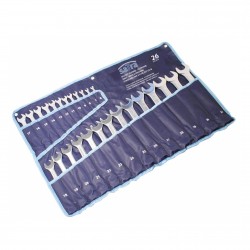 Sada očko - vidlicových kľúčov 6 – 32 mm 26 -dielna SATRA