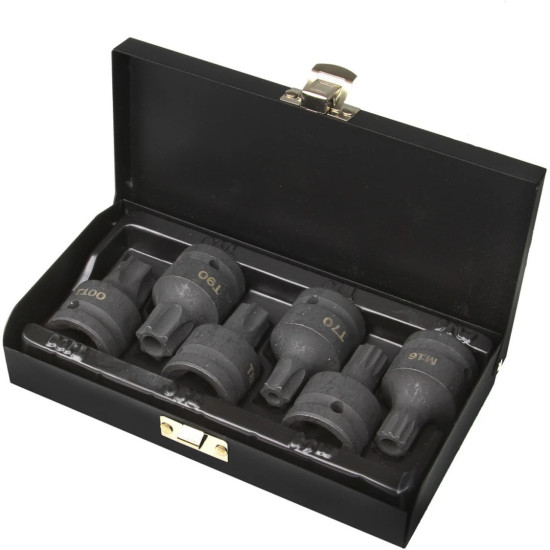 Kované nástrčné kľúče 3/4" torx T70-T100 spline M16-M18