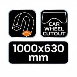 Magnetická prikrývka na ochranu blatníka, výrez na koleso NEO