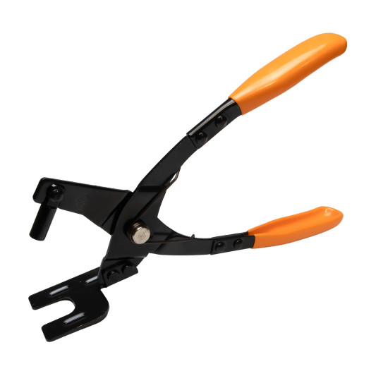 Kliešte na demontáž gumových úchytiek výfuku