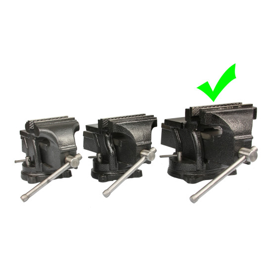 Otočný zámočnícky zverák 150mm