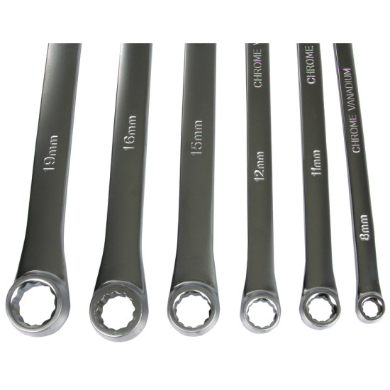 Extra dlhé očkové kľúče 8-21mm