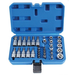 Nástrčné hlavice TORX E4 - E20, T10 - T60
