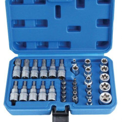 Nástrčné hlavice TORX E4 - E20, T10 - T60