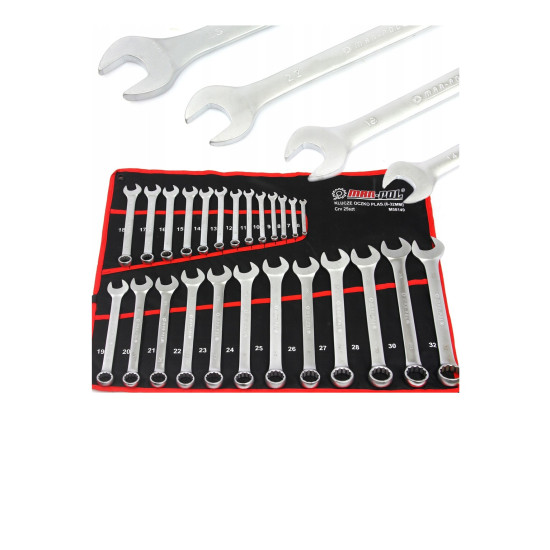 Očkove kluče 6 - 32 mm 25 dielne
