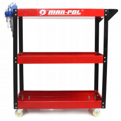 Servisný dielenský vozík 3 policový