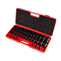 Nástrčné kované kľúče 8-32 mm 1/2" 35ks 