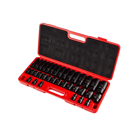 Nástrčné kované kľúče 8-32 mm 1/2" 35ks