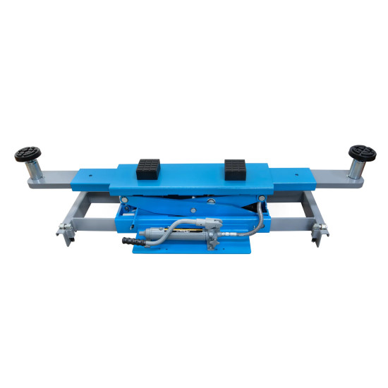 Nožnicový hydraulický prízdvihový zdvihák, ručná pumpa, nosnosť 3t