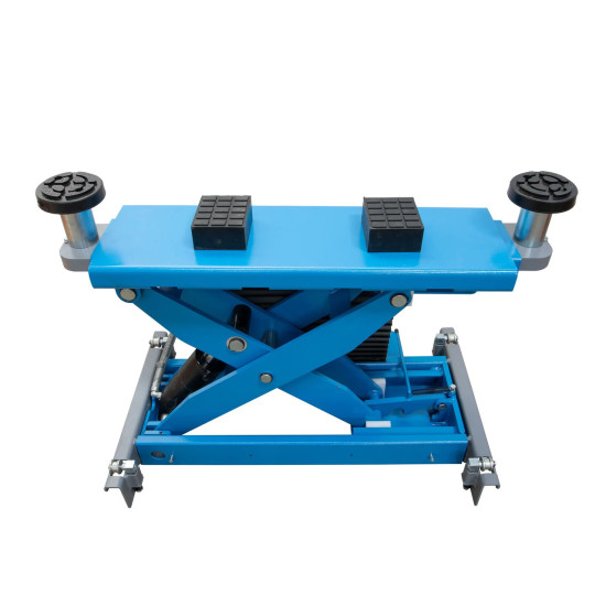 Nožnicový hydraulický prízdvihový zdvihák, pneumatická pumpa, nosnosť 3t