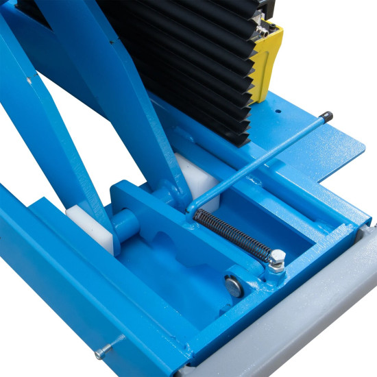 Nožnicový hydraulický prízdvihový zdvihák, pneumatická pumpa, nosnosť 3t