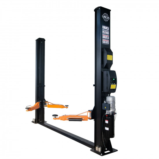 Dvojstĺpový zdvihák s elektrickým odistením západiek, nosnosť 4,5t, 230V / 400V