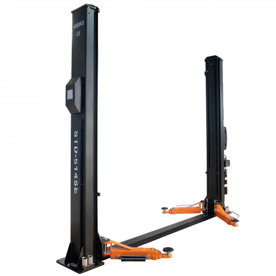 Dvojstĺpový zdvihák s elektrickým odistením západiek, nosnosť 4,5t, 230V / 400V