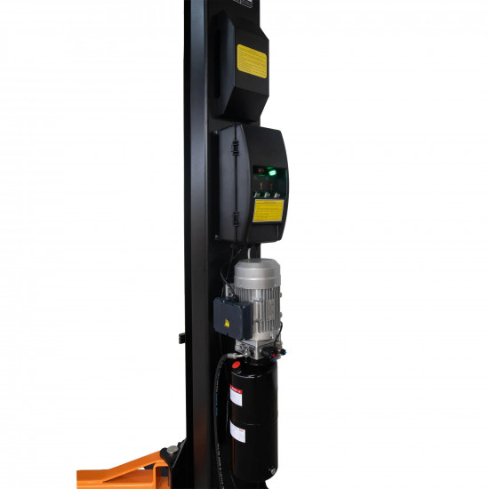 Dvojstĺpový zdvihák s elektrickým odistením západiek, nosnosť 4,5t, 230V / 400V