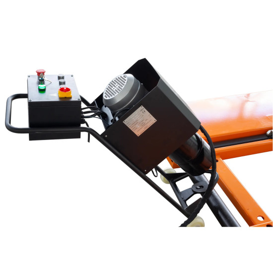 Mobilný nožnicový zdvihák 3,5 t – elektrické odistenie západiek, 230 V