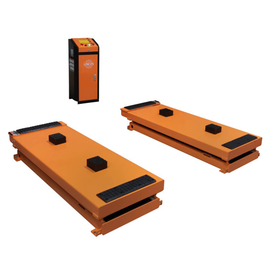 Zapustený nožnicový zdvihák, 3.5t, 400V