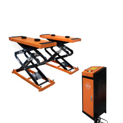 Zapustený nožnicový zdvihák, 3.5t, 400V