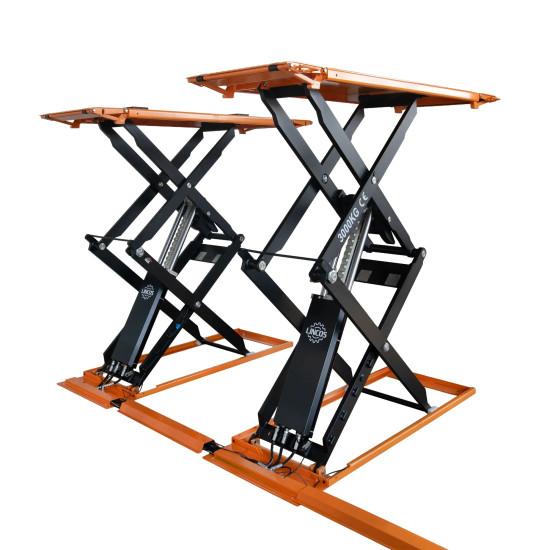 Nožnicový zdvihák 3t s nastaviteľnou rampou